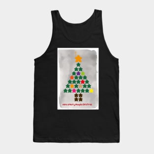 Have a Merry Meeple Christmas (Meeple Christmas Tree) - Board Games Design - Board Game Art Tank Top